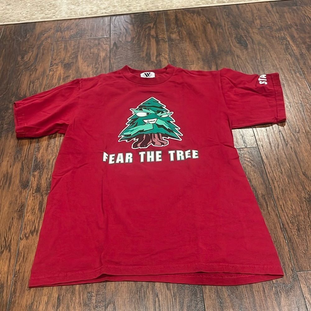 Fear the tree Stanford tee wideworld sportswear tag made in USA size M EUC